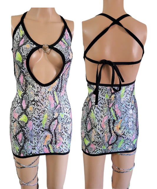 Bodycon Halter Mini Dress