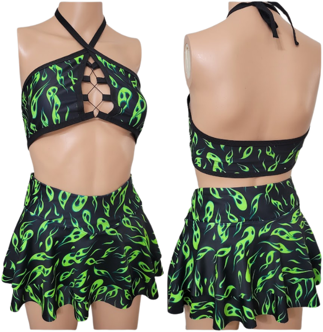 Heart Ring Halter Top + Bottoms