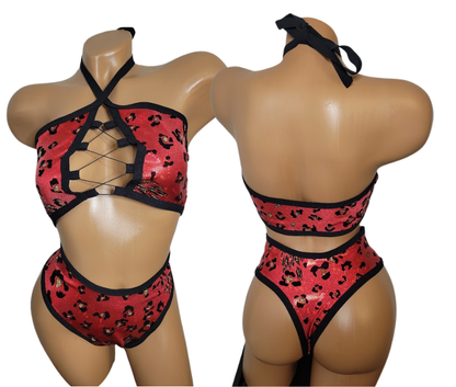 Heart Ring Halter Top + Bottoms