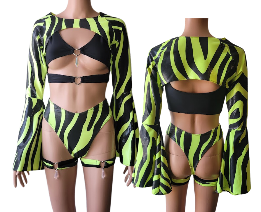 Neon Zebra Gemini Set