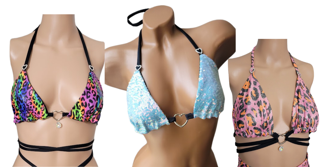 Rhinestone Triangle Top