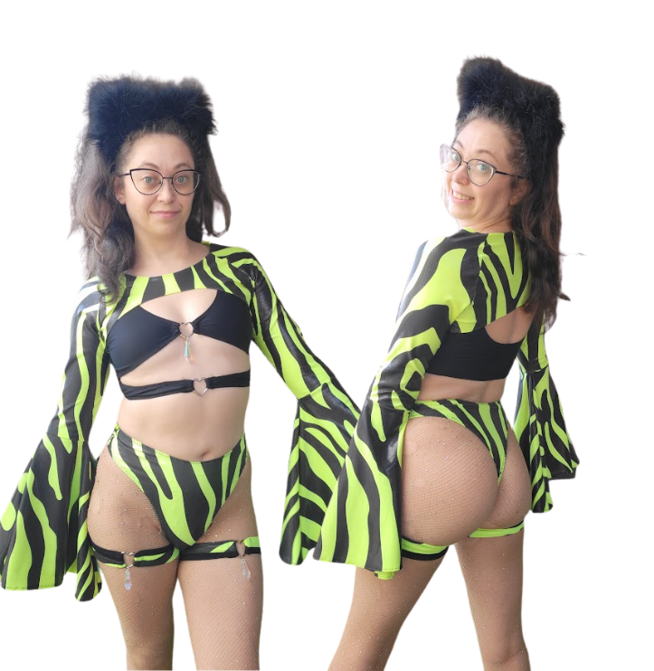 Neon Zebra Gemini Set
