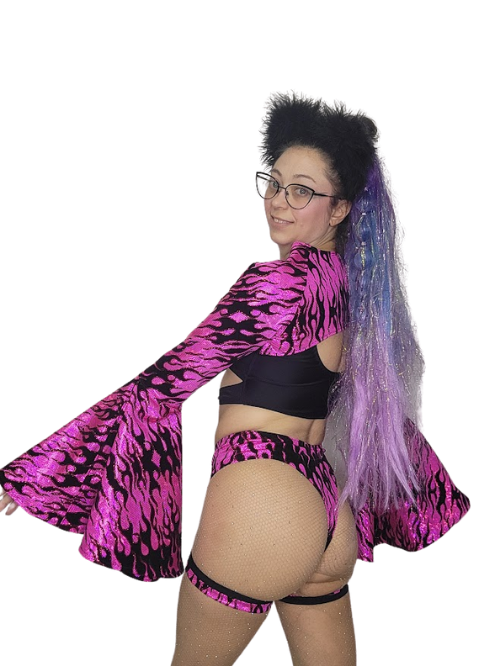 Magenta Flames Gemini Set